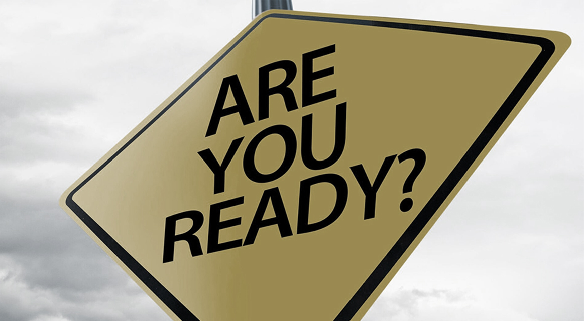 street sign saying are you ready